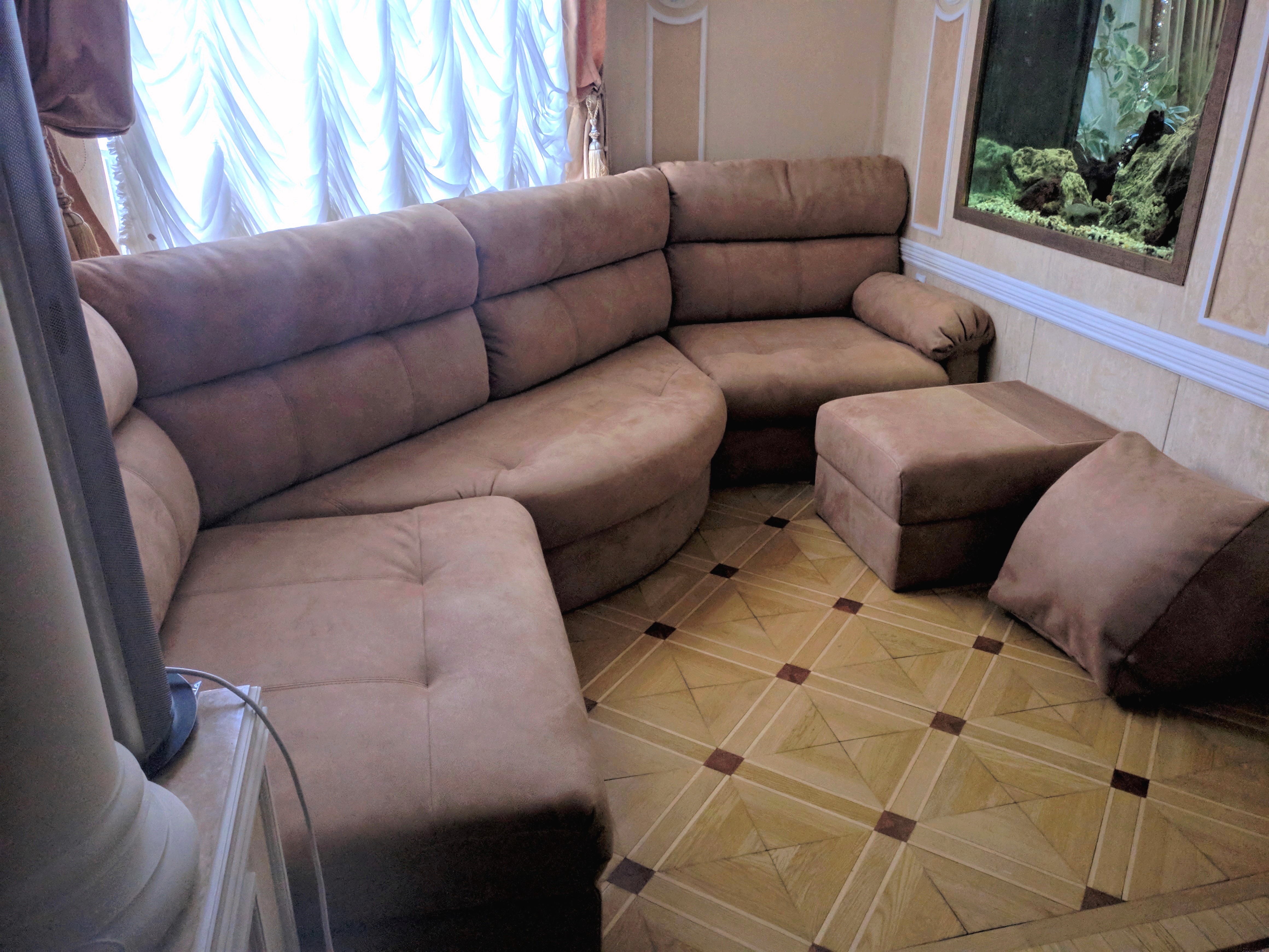 диван с углом 135 градусов на заказ спб