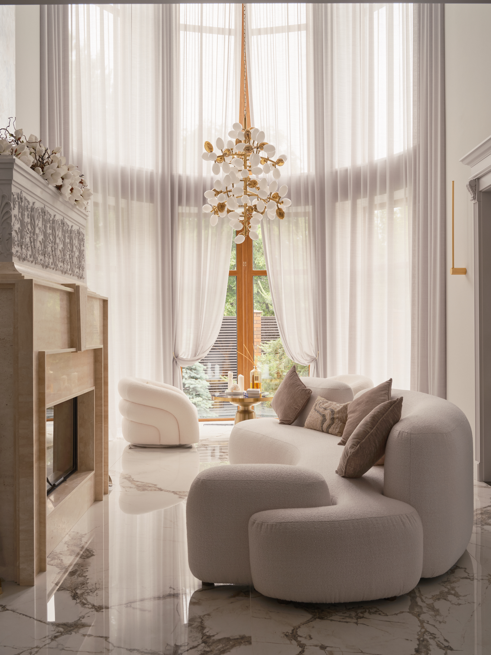 Дизайнерский диван LS644